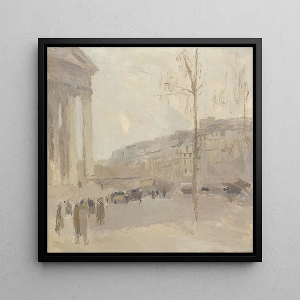 Place de la Madeleine n° I - Frank Edwin Scott — framed artwork on a wall