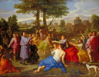 La bénédiction de l'Espagnol par Monseigneur Zondadari - Placido Costanzi — artwork view