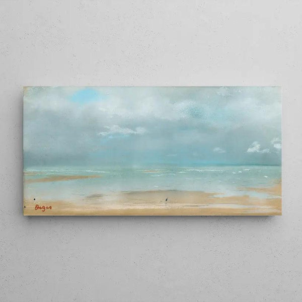 Reproduction of the painting Low Tide Beach - Edgar Degas