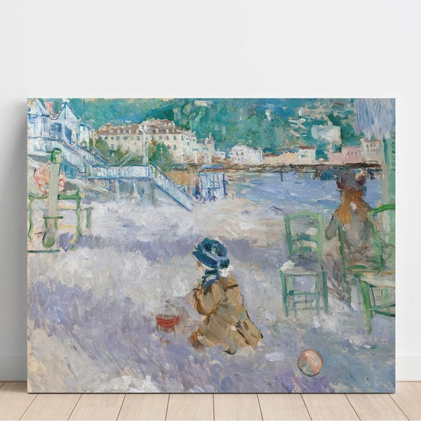 Nice Beach Painting by Berthe Morisot — wall display of the artwork