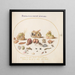 Planche 51 Shells of Murex, hermit crabs, slug, insects, and other marine life - Joris Hoefnagel — framed artwork on a wall