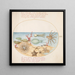 Plaque 53 Sea cucumbers, Coral, Octopus, Starfish, Squid, and Other Marine Creatures - Joris Hoefnagel — framed artwork on a wall