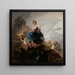 Poetry and Poets - Francisco de Goya — framed artwork on a wall