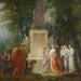 Poets drinking from the Castalian spring the water of truth - Heinrich Friedrich Füger — displayed in an interior