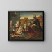 L'Adoration des Mages - Polidoro da Lanciano — framed artwork on a wall