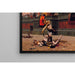 Framed Pollice Verso detail showing the gladiators