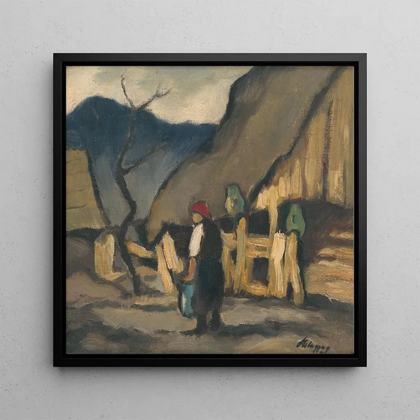 Poludnica - Zolo Palugyay — framed artwork on a wall