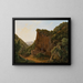 A landscape - Polydore de Bec — framed artwork on a wall