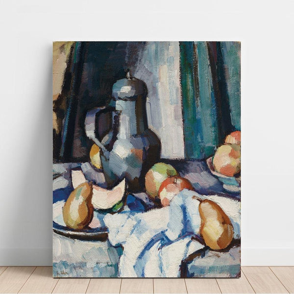 Reproduction of the painting of Apples and Pewter Jug - Samuel John Peploe