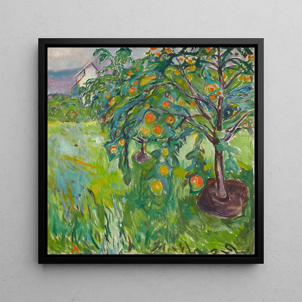 Reproduction of the painting Apple Tree near the Workshop - Edvard Munch