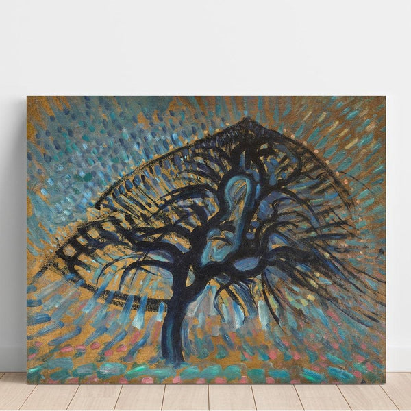 Reproduction of the painting Apple Tree, Pointillist version - Piet Mondrian