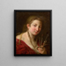 Allegory of Painting - Pompeo Batoni — framed artwork on a wall