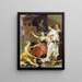 Allegory of the Arts - Pompeo Batoni — framed artwork on a wall
