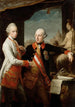 L'Empereur Joseph II avec le grand-duc Pierre Léopold de Toscane - Pompeo Batoni — artwork view
