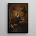 La Vierge à l'Enfant en gloire - Pompeo Batoni — framed artwork on a wall