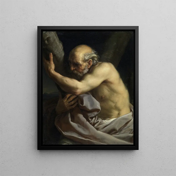 Saint Andrew Painting - Pompeo Batoni — framed artwork on a wall