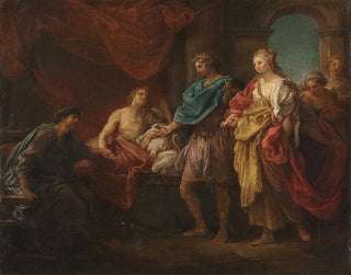 Study for Antiochus and Stratonice - Pompeo Batoni — artwork view