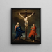 La Crucifixion - Pompeo Batoni — framed artwork on a wall