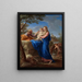The Rest During the Flight into Egypt - Pompeo Batoni — framed artwork on a wall