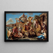 The Triumph of Venice - Pompeo Batoni — framed artwork on a wall