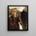 View of Nesso - Pompeo Pozzi — framed artwork on a wall