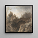 Pont au-dessus d'un profond ravin - Heneage Finch 4th Earl of Aylesford — framed artwork on a wall