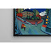 Reproduction of the painting of the Dresden Löbtauer Street railway bridge - Ernst Ludwig Kirchner