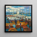 Ponton au Wannsee - Philipp Franck — framed artwork on a wall