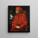 Portrait of Cosimo de' Medici the Elder - Pontormo Jacopo Carucci — framed artwork on a wall