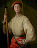 Portrait of a Halberdier - Pontormo Jacopo Carucci — artwork view