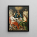 Supper at Emmaus - Pontormo Jacopo Carucci — framed artwork on a wall