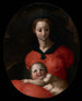 Vierge à l'Enfant connue sous le nom de Madonna del Libro - Pontormo Jacopo Carucci — artwork view
