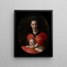 Vierge à l'Enfant connue sous le nom de Madonna del Libro - Pontormo Jacopo Carucci — framed artwork on a wall