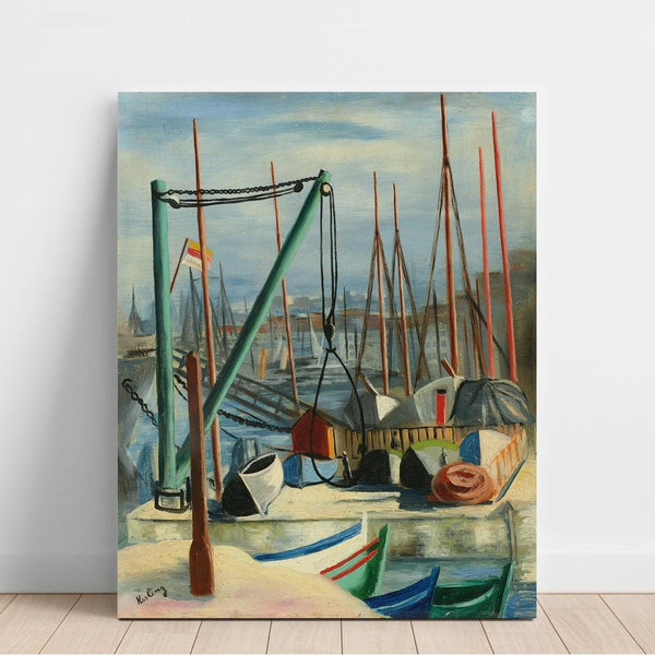 Reproduction of the painting Port of Marseille - Moïse Kisling