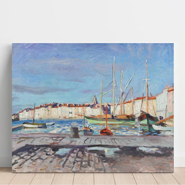 Reproduction of the painting Port of Saint-Tropez - Albert Marquet
