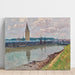 Reproduction of the painting Fishing port painting in Nieuport (Belgium) - Alfred Zoff