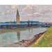 Reproduction of the painting Fishing port painting in Nieuport (Belgium) - Alfred Zoff