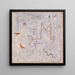 Garden Gate Painting K - Paul Klee — framed artwork on a wall