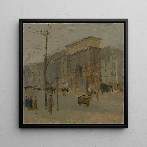 Porte St Martin n° II - Frank Edwin Scott — framed artwork on a wall