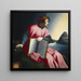 Portrait allégorique de Dante - Florentine 16th Century — framed artwork on a wall
