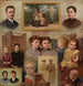 Portrait collectif de la famille Kalinowski avec l'autoportrait du peintre - Adrian Gbocki — artwork view