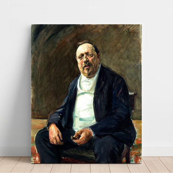 Reproduction of the painting Portrait Painting of Alfred von Berger - Max Liebermann