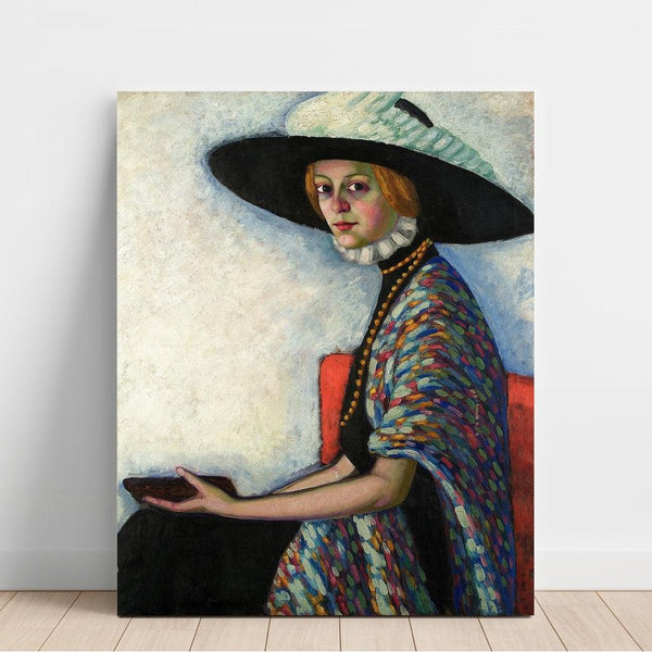 Reproduction of the painting Portrait Painting of Alide Asmuse - Konrad Mägi