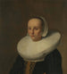 Portrait Painting of Anna van der Does 1609-1650 - Paulus Hennekyn — artwork view