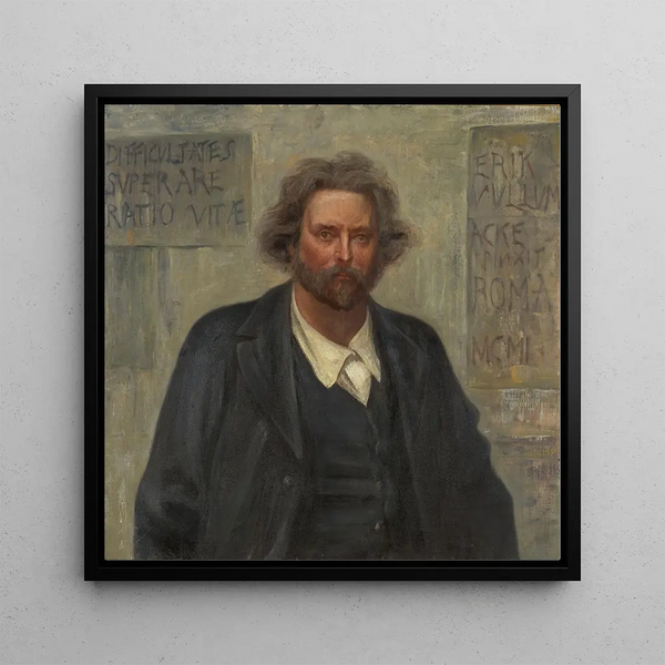 Portrait of Erik Vullum - JAG Acke — framed artwork on a wall
