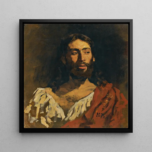 Portrait of a Jew - Ilya Efimovich Repin — framed artwork on a wall
