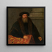 Portrait of a Man - Willem Key — framed artwork on a wall