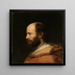 Portrait of a bearded man - Johann Ulrich Mayr — framed artwork on a wall