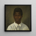 Portrait of a Young Man - Adolph Tidemand — framed artwork on a wall