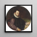 Portrait of a Young Man - Lavinia Fontana — framed artwork on a wall